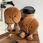 Coffee Bean Plush Doll