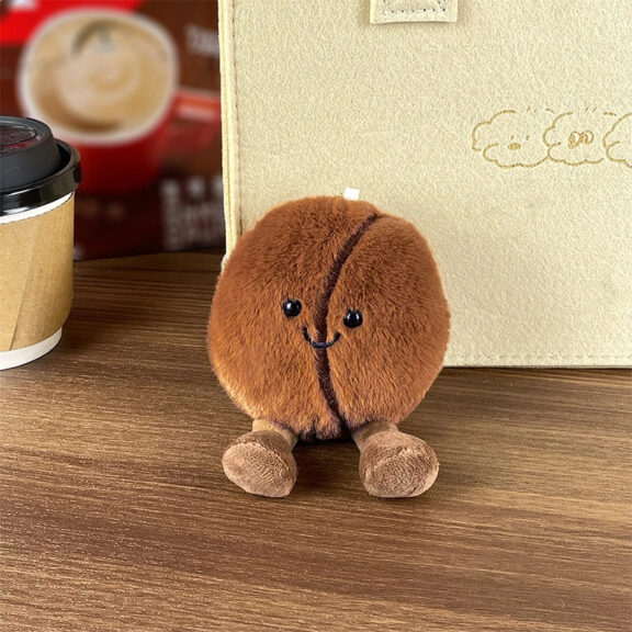 Coffee Bean Plush Doll