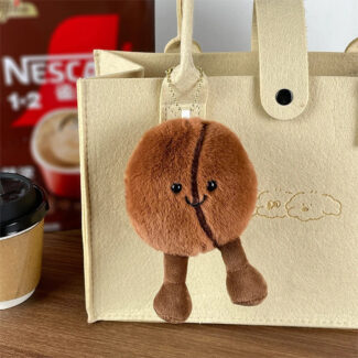Coffee Bean Plush Doll