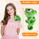 green chameleon plush toy shoulder buddy new 02