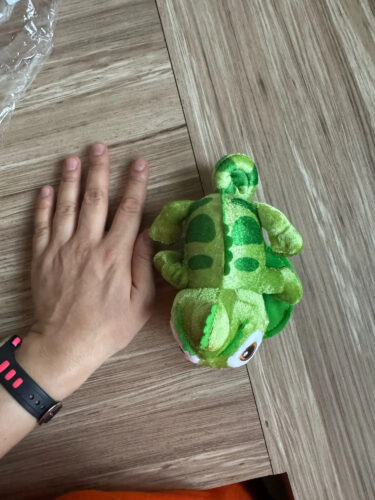 Green Chameleon Plush Toy Shoulder Buddy photo review