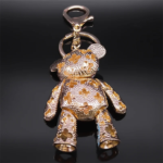 Colorful Crystal Bear Keychain Bag Charm