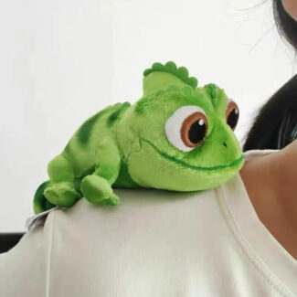 green chameleon plush toy shoulder buddy 01