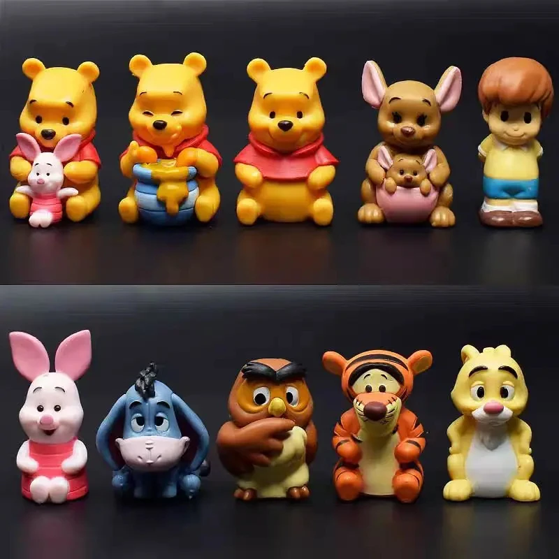 honey bear figure set full ten piece group