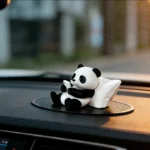 Panda Desk Ornament Car Dashboard 01