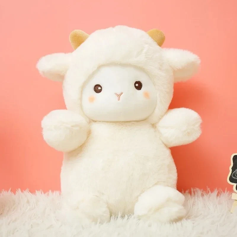 kawaii sheep plush doll front view