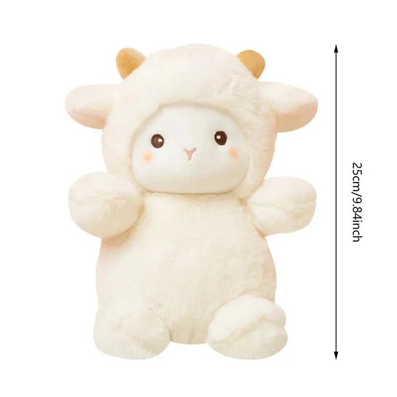 kawaii sheep plush doll size dimensions 25cm