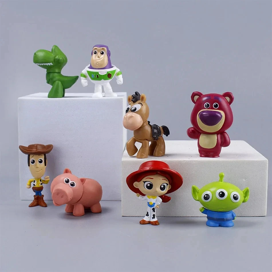 toy chest crew figure set group display arrangement