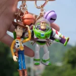 Toy Story Doll Keychain Woody Buzz Lifestyle 03